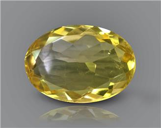 Yellow Citrine Natural Certified 5.98 CTS... ( 86418 ) (D)